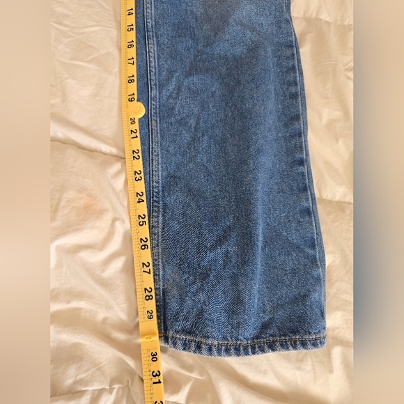 Diesel Industry D-Macs Straight Leg Button Fly Blue Jeans Size 32x30 Italian - Picture 7 of 10